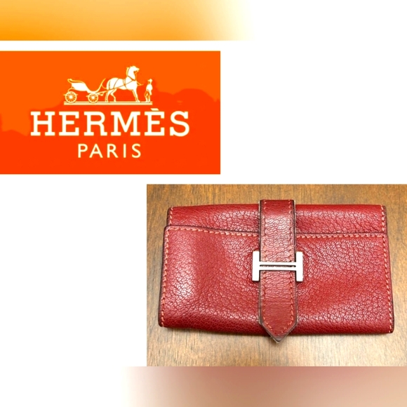 Hermès Bearn Key Holder- Deep Burgundy leather - Picture 2 of 16